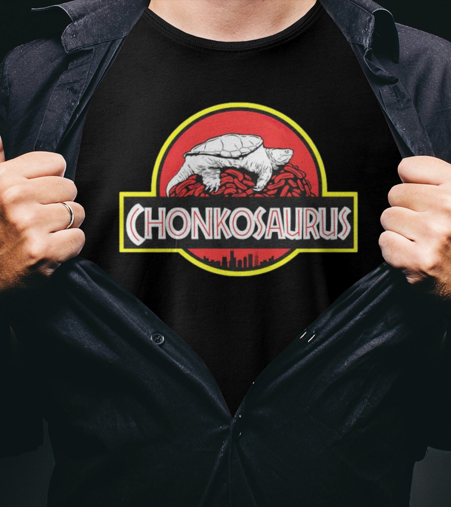 Chonkosaurus Turtle Dinosaur Jurassic Park T-Shirt