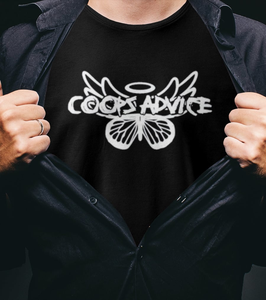 Coops Advice Foundation Angel Wings Butterfly T-Shirt