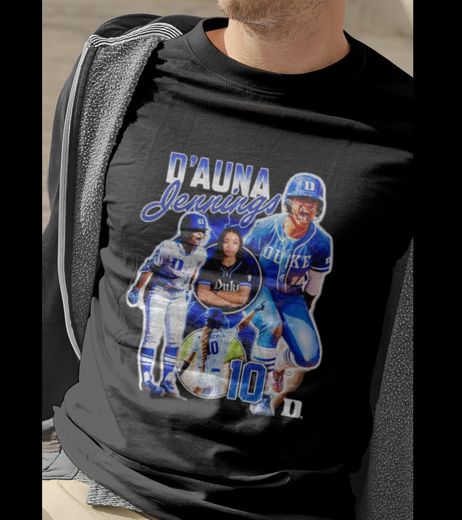 D'auna Jennings Duke Softball 10 T-Shirt