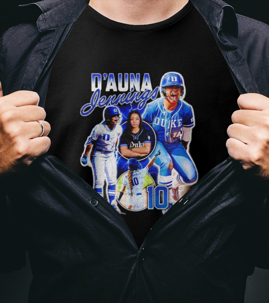 D'auna Jennings Duke Softball 10 T-Shirt