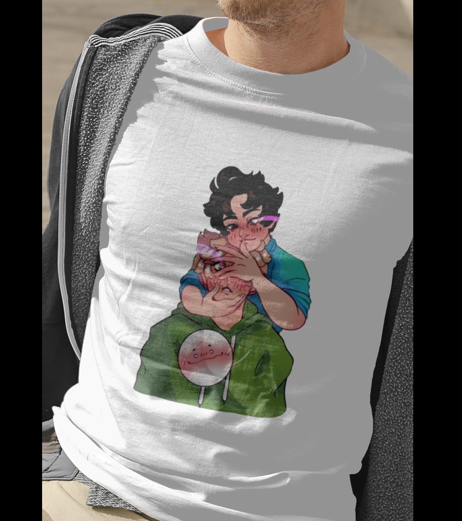 DNF Cartoon Dream SMP Fanart Hoodie Boys Hugging T-Shirt