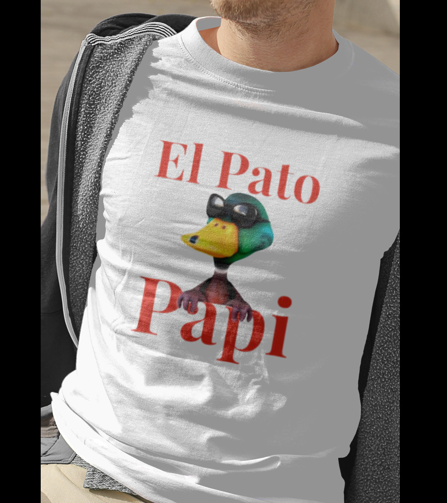 El Pato Papi Duck Character Sunglasses T-Shirt