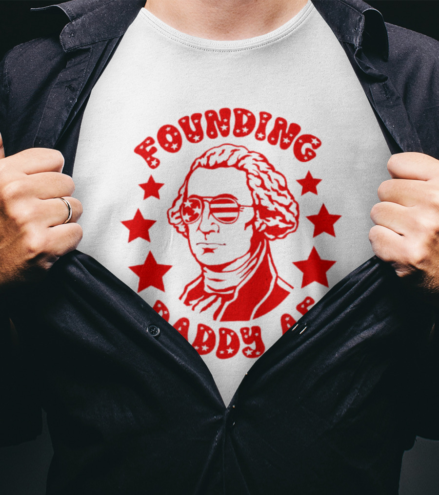 Founding Daddy AF Stars Cool T-Shirt