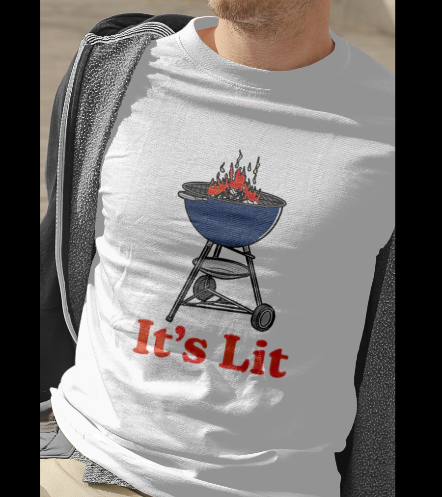 It's Lit Grill Flame Barbecue T-Shirt