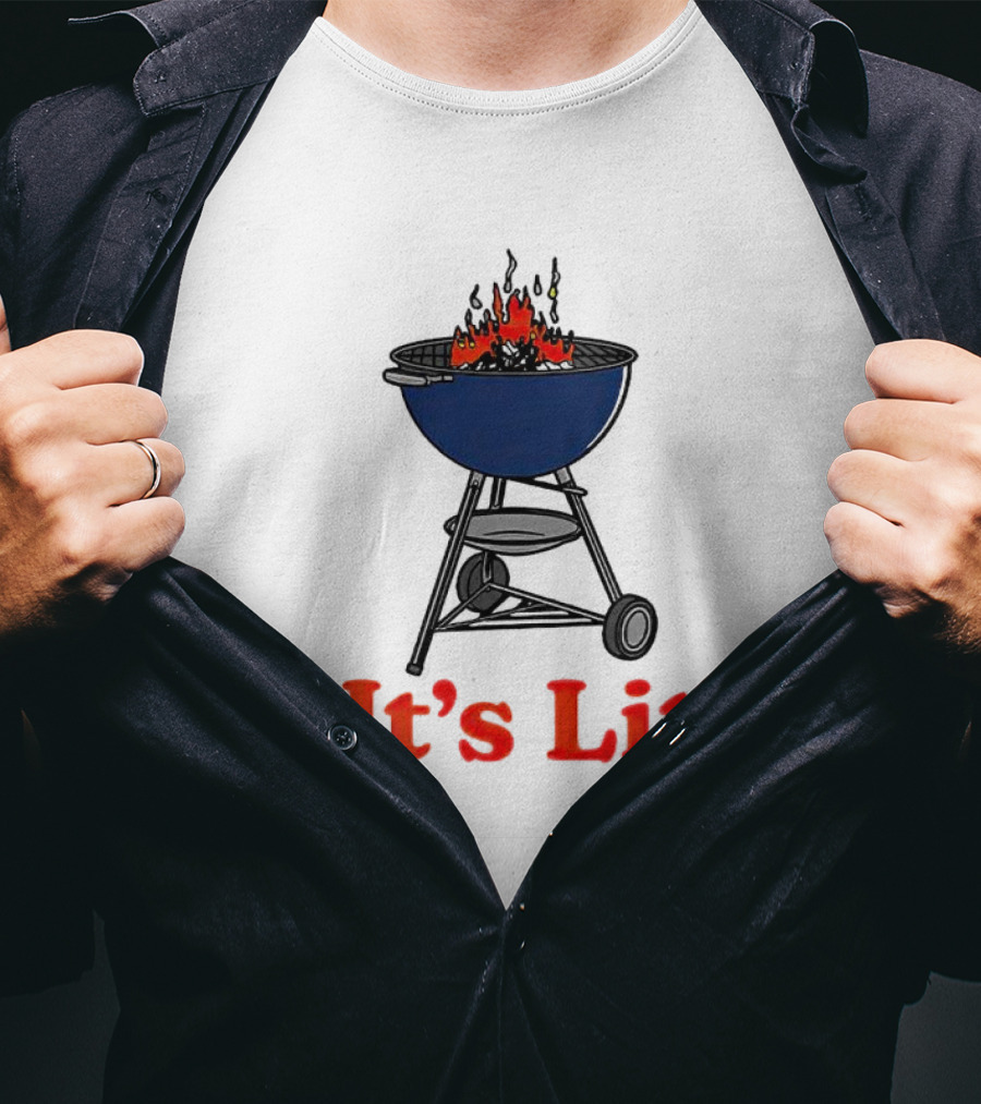 It's Lit Grill Flame Barbecue T-Shirt