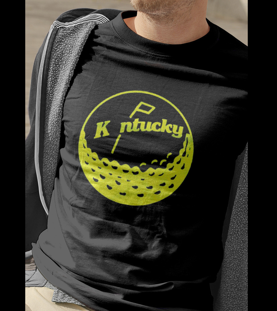 Kentucky Golf Ball Logo With Retro T-Shirt