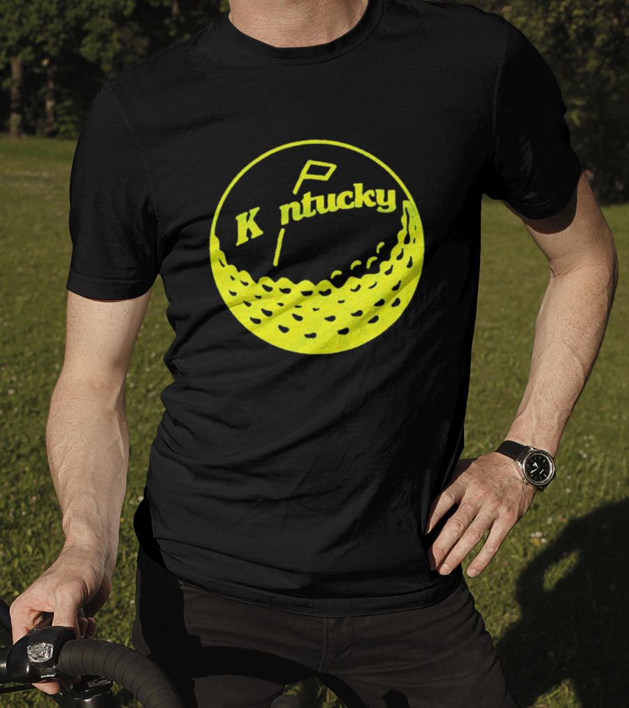 Kentucky Golf Ball Logo With Retro T-Shirt