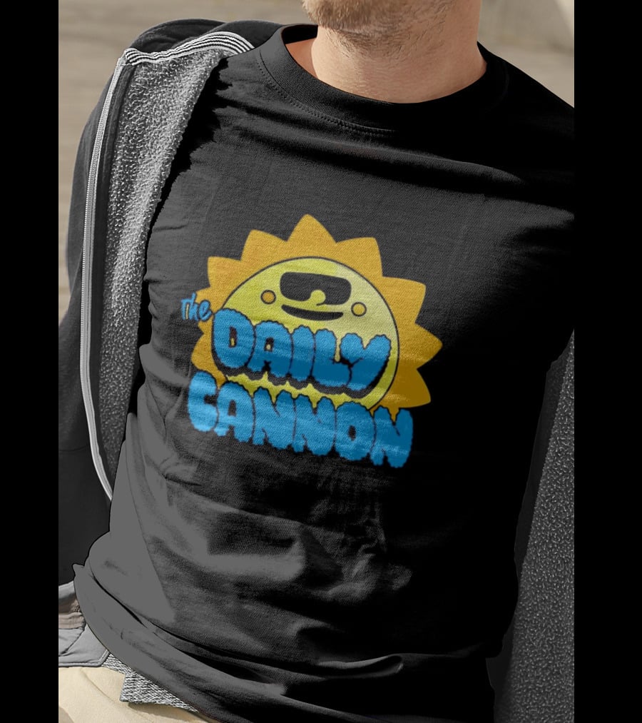The Daily Cannon Sunburst Smile Emblem T-Shirt