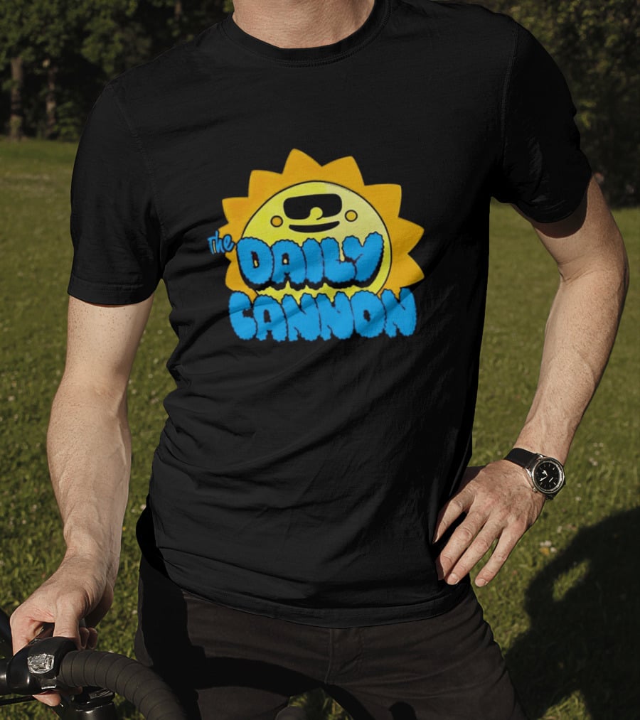 The Daily Cannon Sunburst Smile Emblem T-Shirt