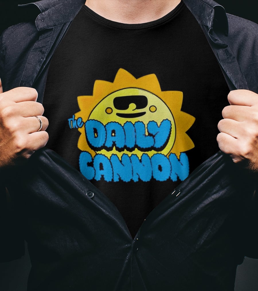 The Daily Cannon Sunburst Smile Emblem T-Shirt