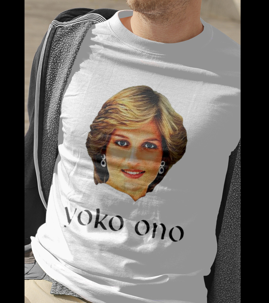 Yoko Ono Diana Iconic Style Fusion T-Shirt
