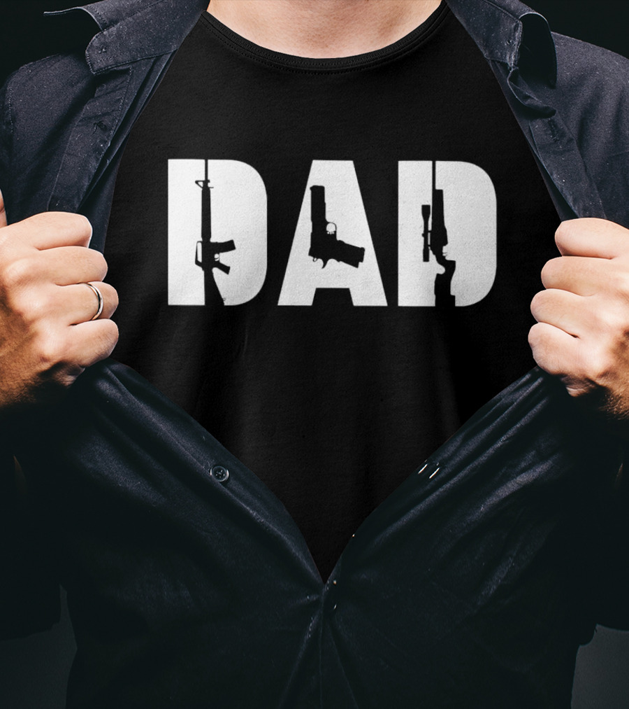 2nd Amendment Dad Gun T-Shirt