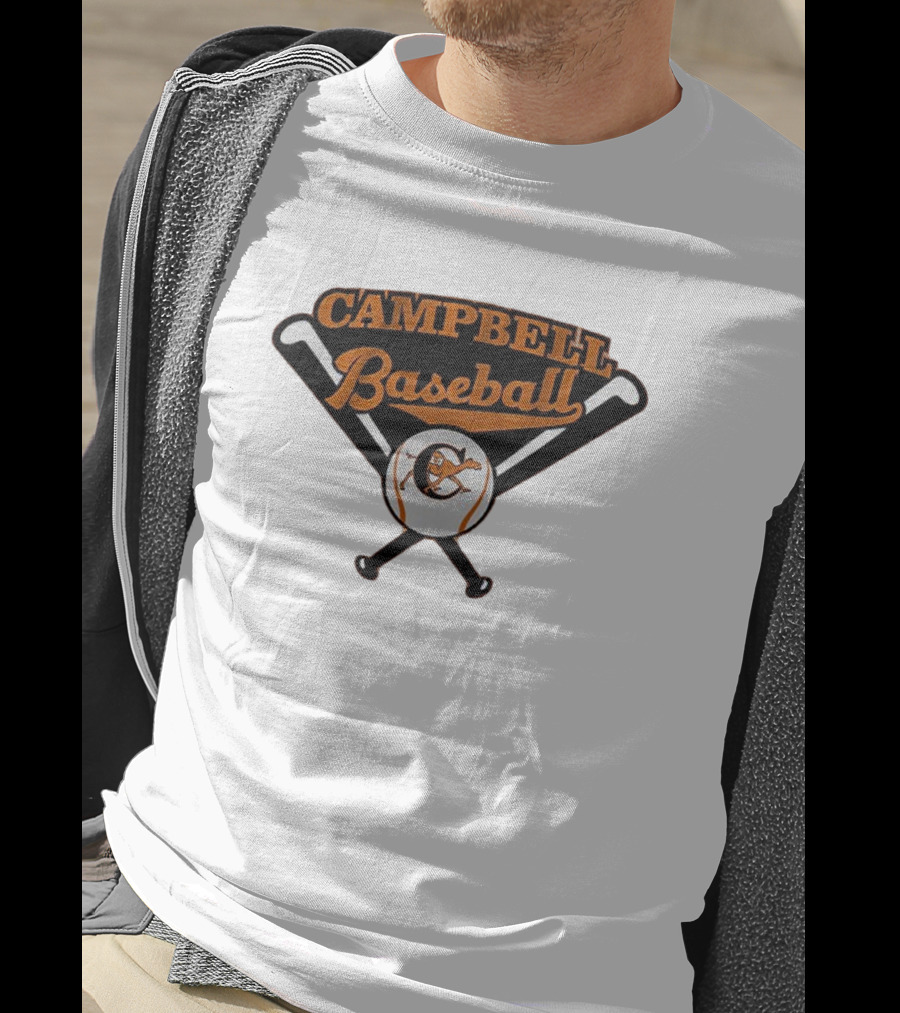 Campbell Baseball Campbell University Baseball Bats T-Shirt
