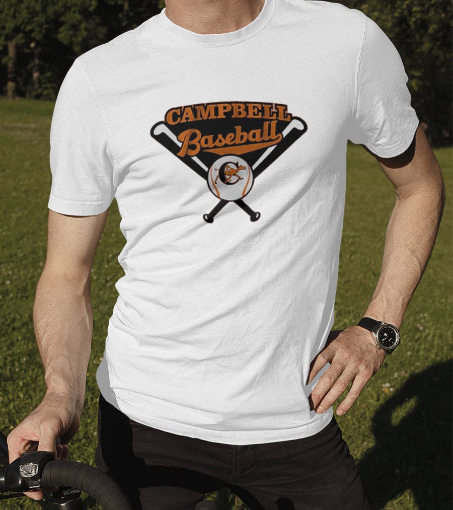 Campbell Baseball Campbell University Baseball Bats T-Shirt