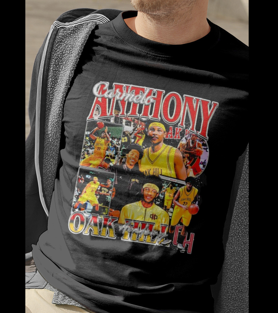 Carmelo Anthony Oak Hill Academy Basketball Highlights T-Shirt