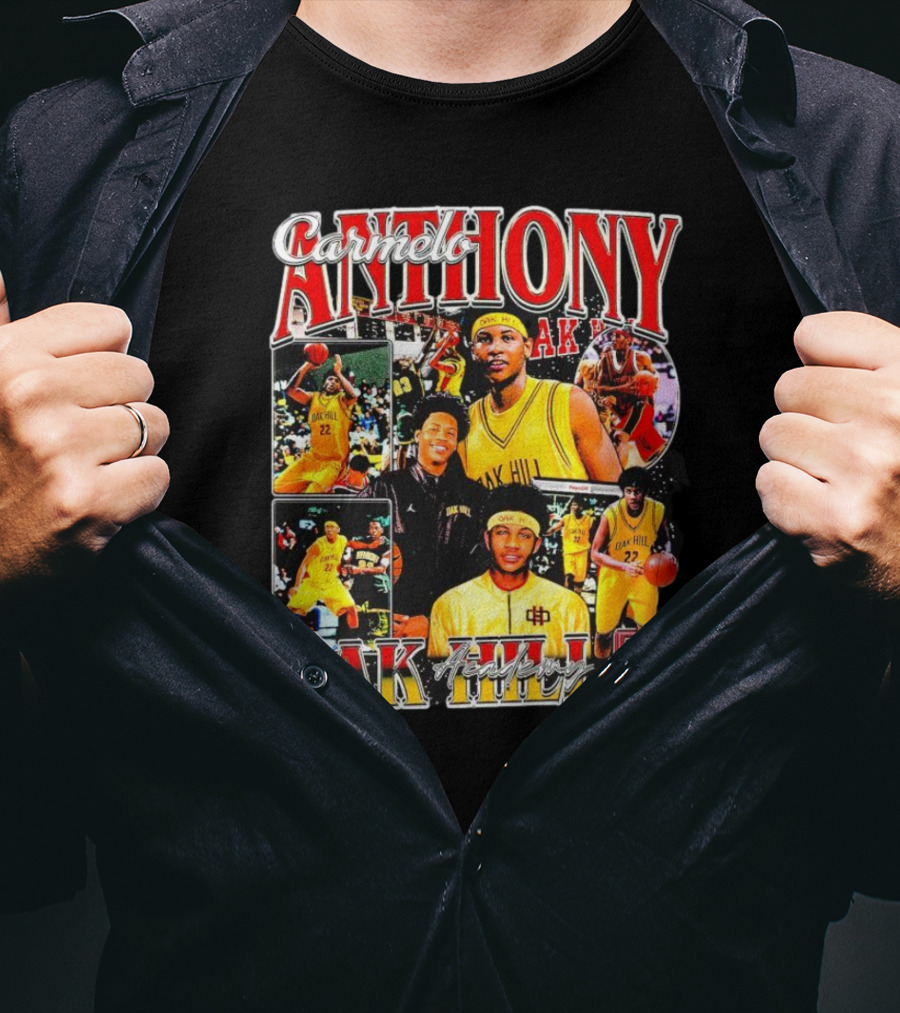 Carmelo Anthony Oak Hill Academy Basketball Highlights T-Shirt