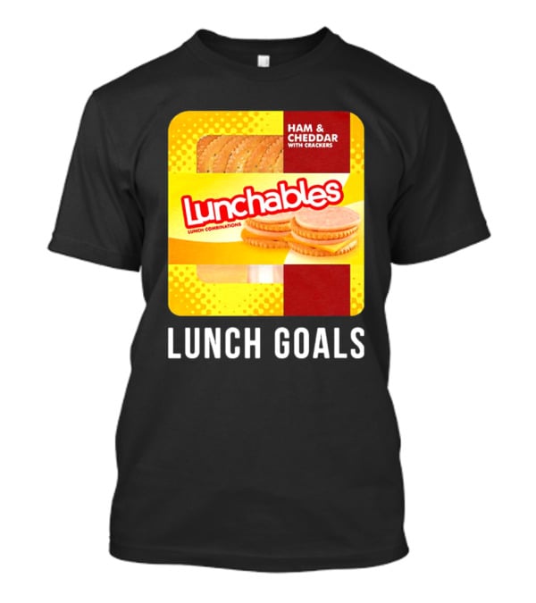 Ham And Cheddar With Crackers Lunchables Lunch Combinations Lunch Goals T-Shirt