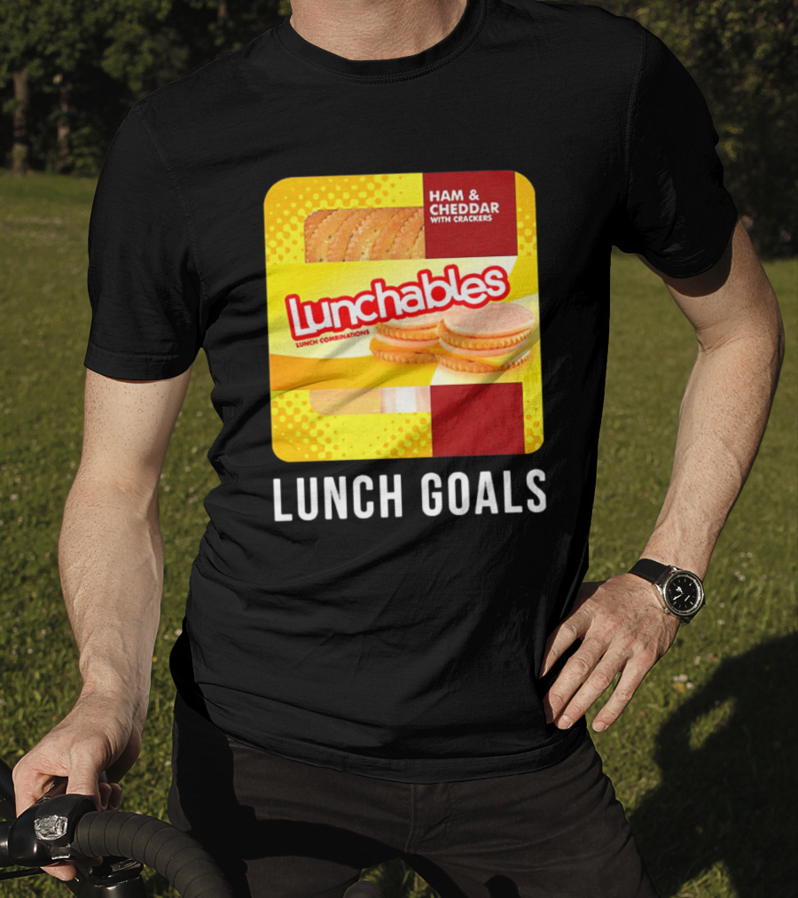 Ham And Cheddar With Crackers Lunchables Lunch Combinations Lunch Goals T-Shirt
