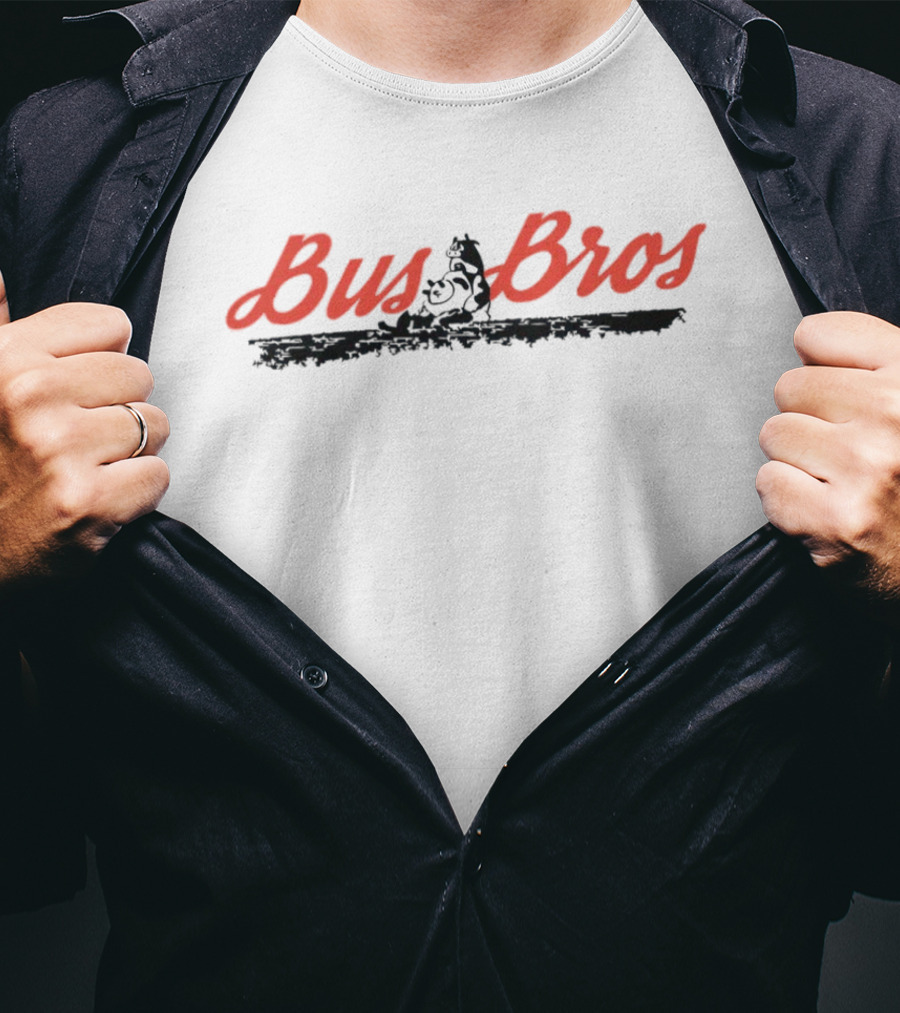 Bus Bros Indy Shop Cow T-Shirt
