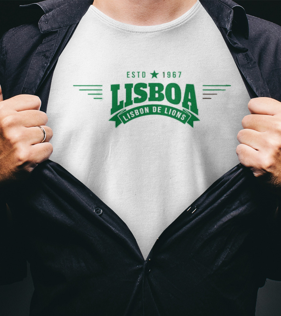 ESTD 1967 LISBOA LISBON DE LIONS T-Shirt
