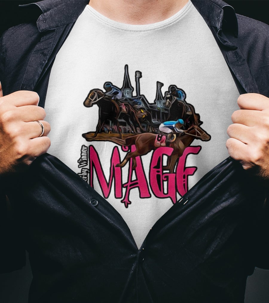 Mage 149th Derby Winner Horse Racing Iconic Event T-Shirt