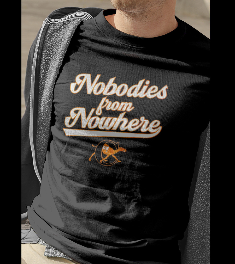 Nobodies From Nowhere Campbell Baseball Retro Horse T-Shirt