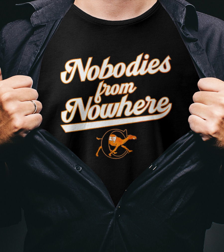 Nobodies From Nowhere Campbell Baseball Retro Horse T-Shirt