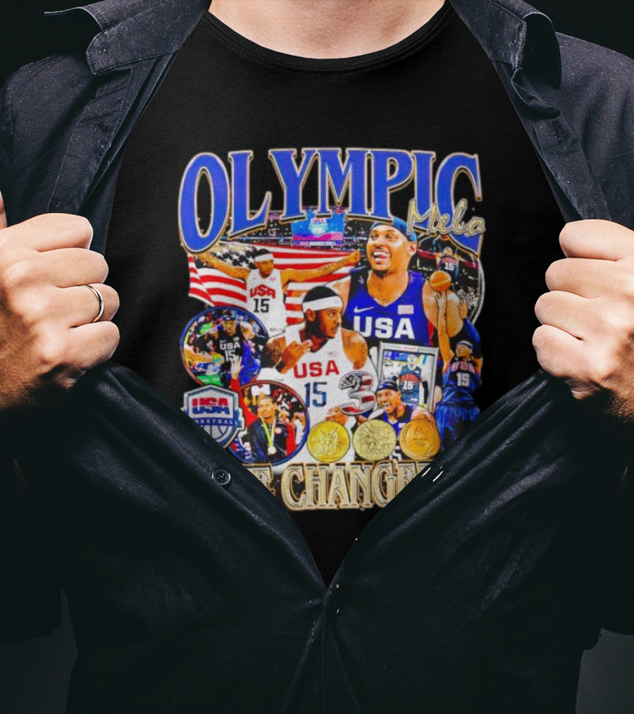 OLYMPIC Melo USA Basketball 15 Game Changer T-Shirt