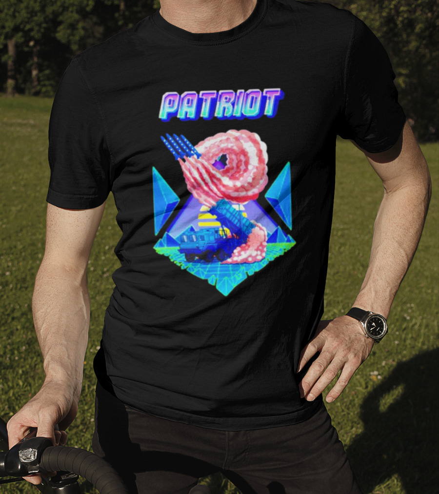 Patriot Retro Futuristic Missile Launcher T-Shirt