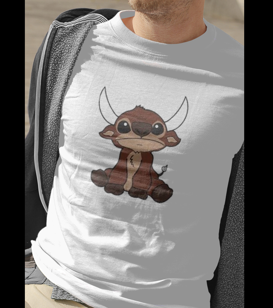 Stitch Experiment 716 Bull Character T-Shirt