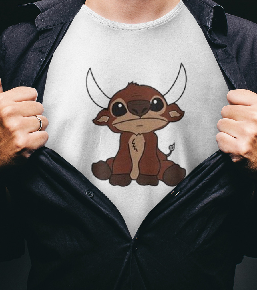 Stitch Experiment 716 Bull Character T-Shirt