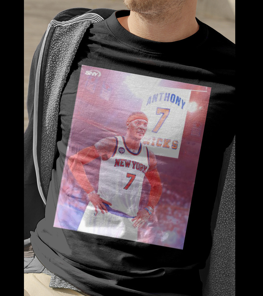 Anthony 7 New York Knicks Basketball Jersey T-Shirt