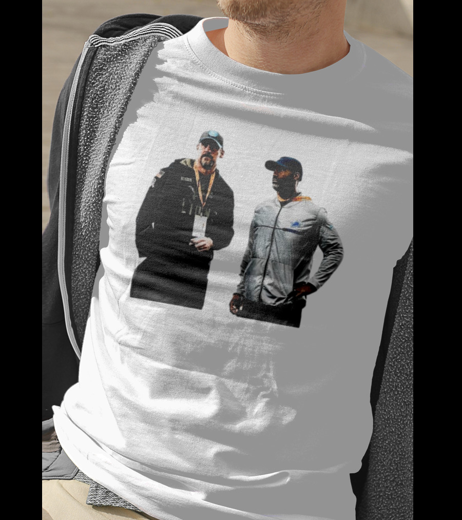 Brad Holmes Dan Campbell Detroit Lions Coaches NFL Football T-Shirt