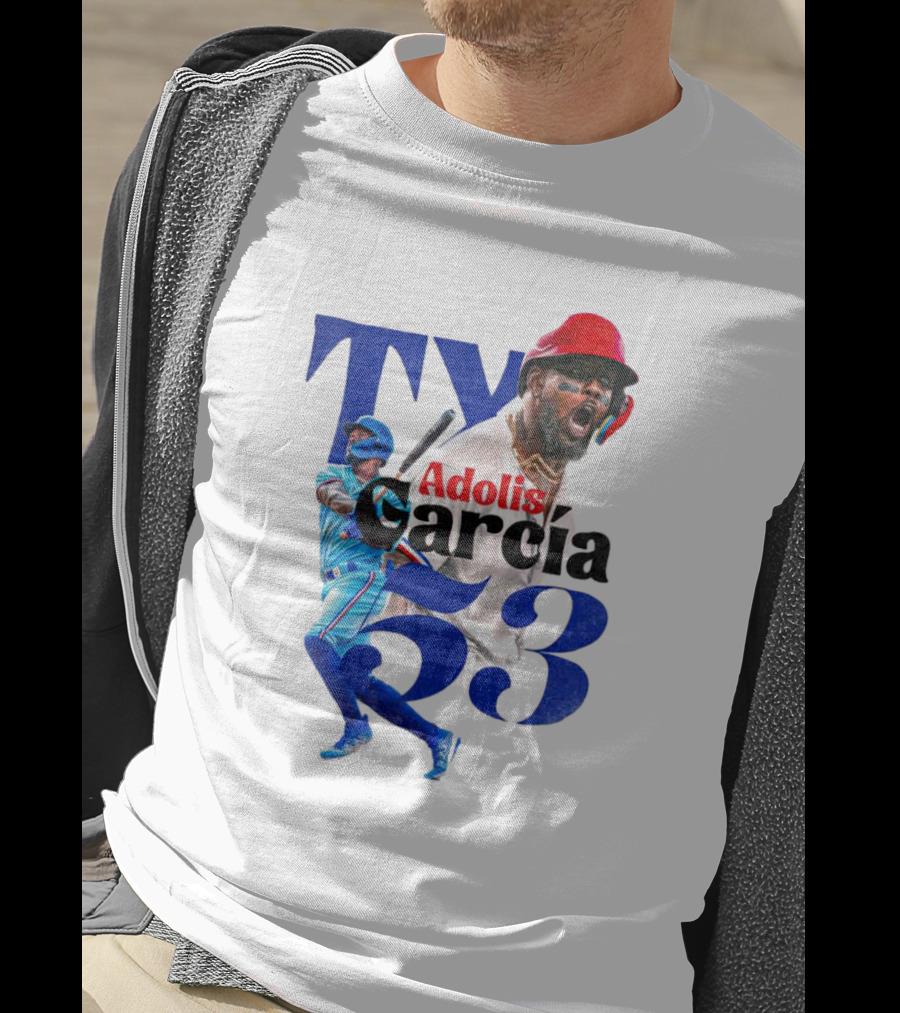 Adolis Garcia Texas Rangers 53 El Bombi Baseball Player T-Shirt