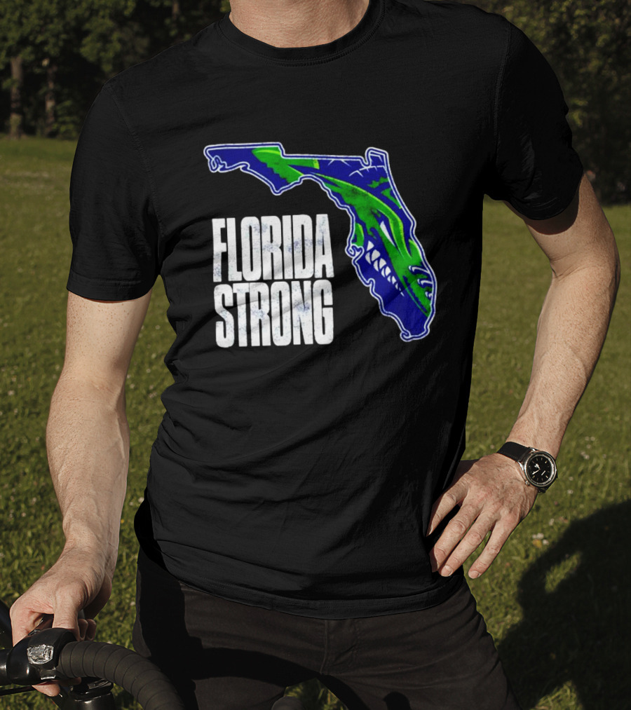 Florida Everblades Florida Strong Map T-Shirt
