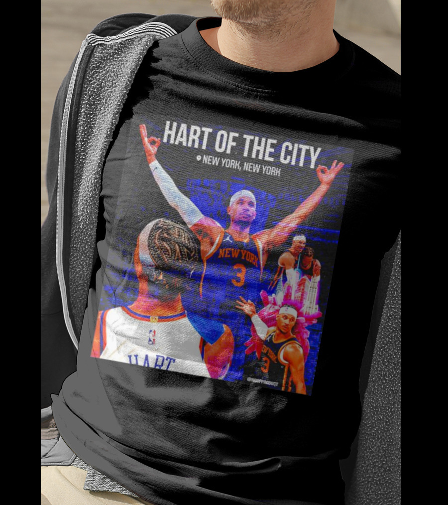 Hart Of The City New York Knicks Josh Hart Basketball NYC T-Shirt