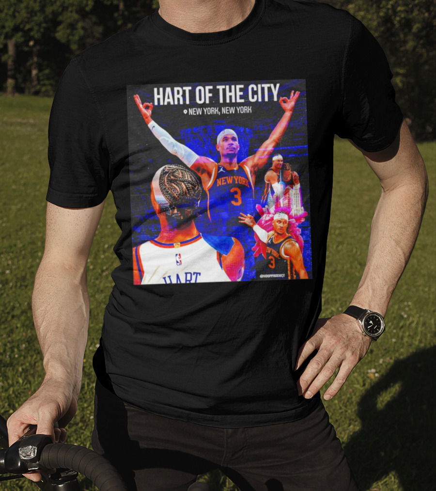 Hart Of The City New York Knicks Josh Hart Basketball NYC T-Shirt