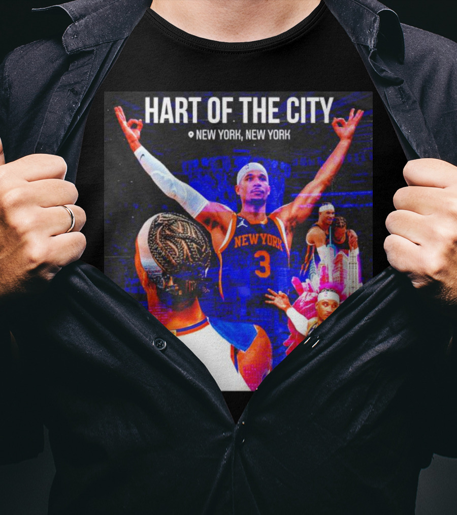Hart Of The City New York Knicks Josh Hart Basketball NYC T-Shirt