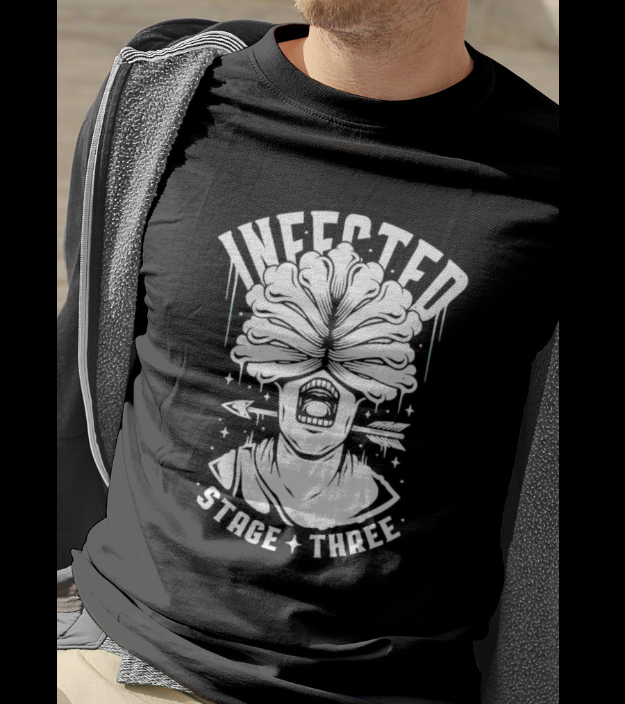 Infected Stage Three Arrow Monster Transformation T-Shirt