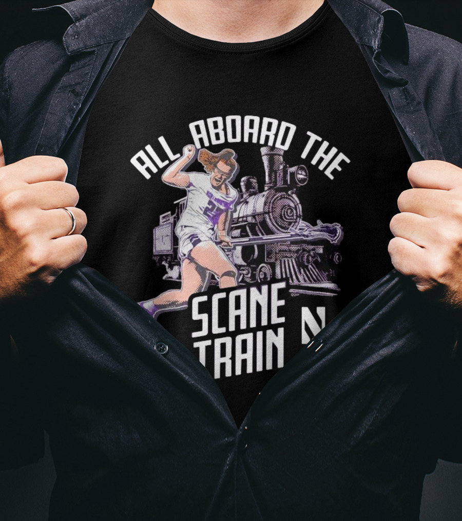 All Aboard The Izzy Scane Scane Train T-Shirt
