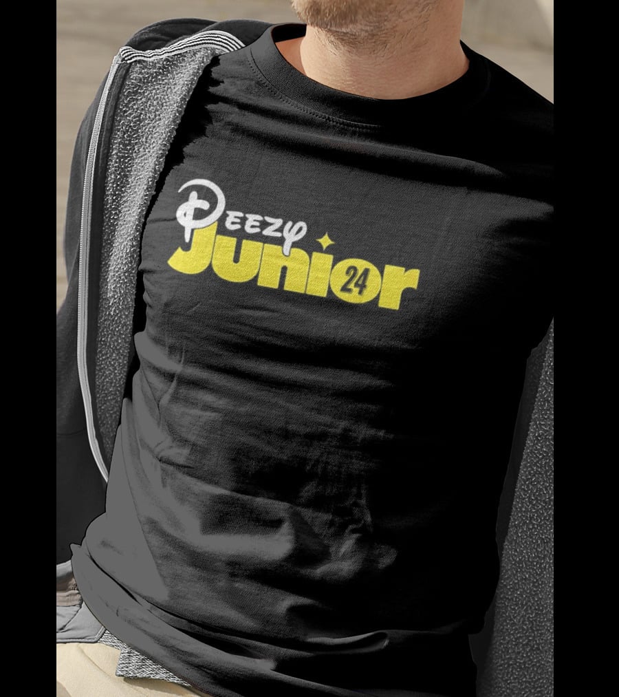 Peezy Junior 24 Disney Style Font T-Shirt