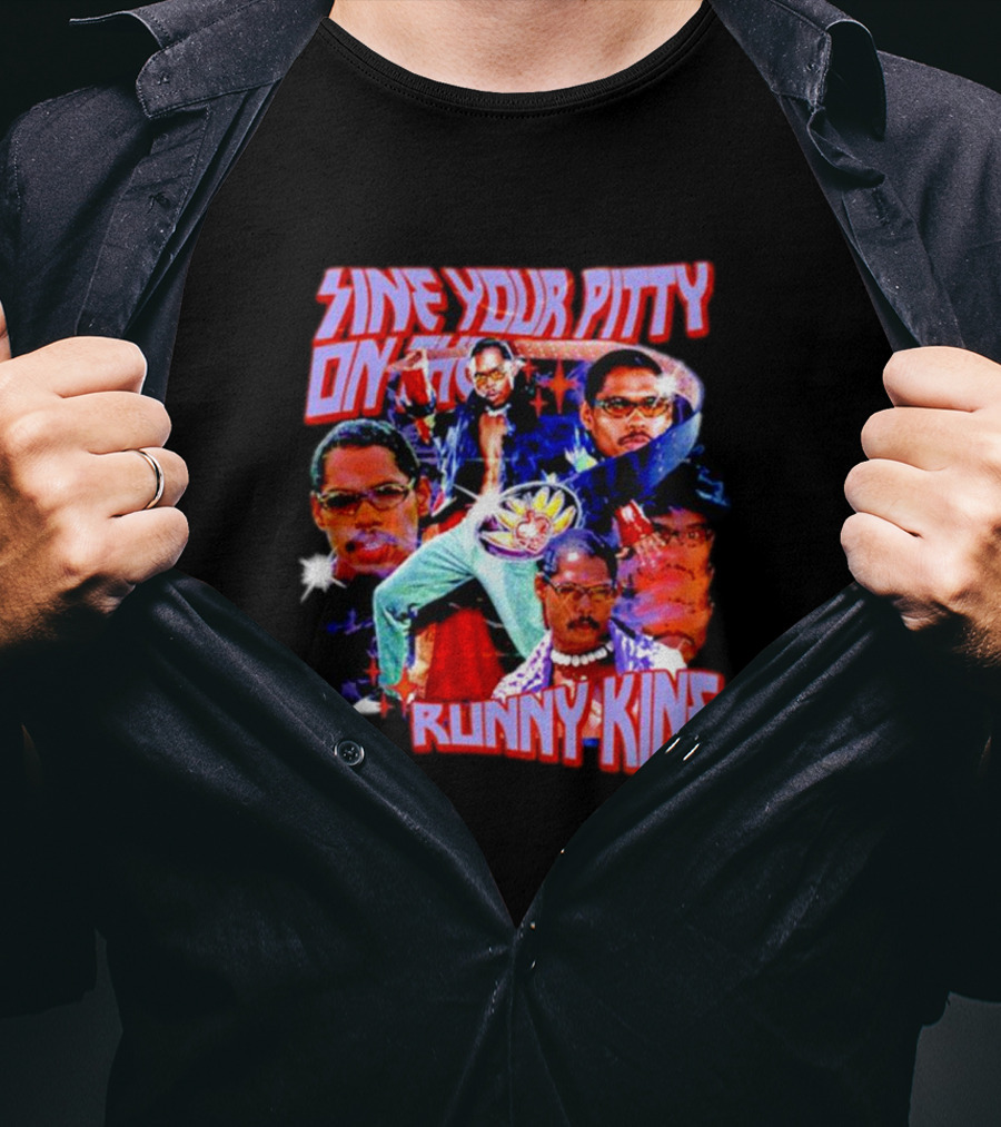 Sine Your Pitty On The Runny Kine Pootie Tang Collage T-Shirt