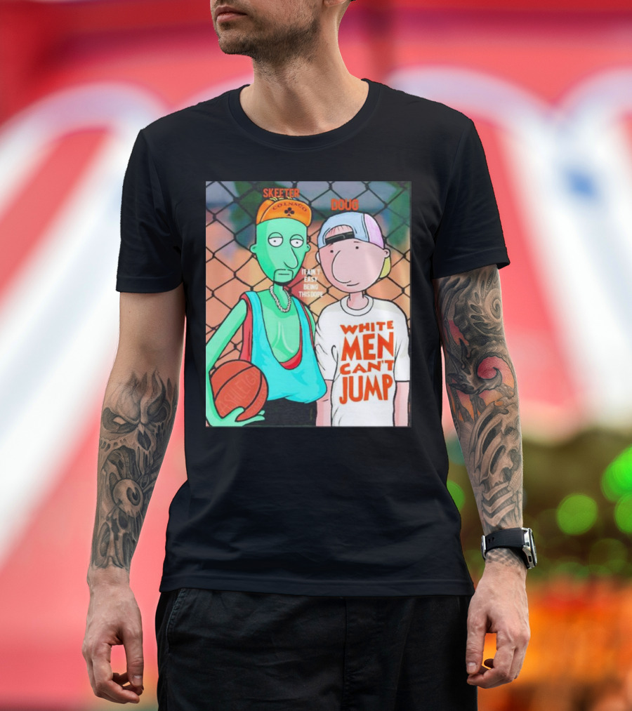 Skeeter Doug White Men Can't Jump Basketball Cartoon T-Shirt
