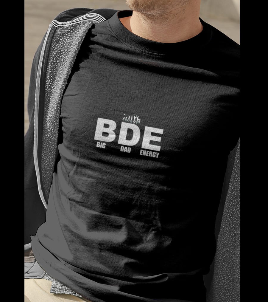 BDE Big Dad Energy Evolution Walking Sequence T-Shirt