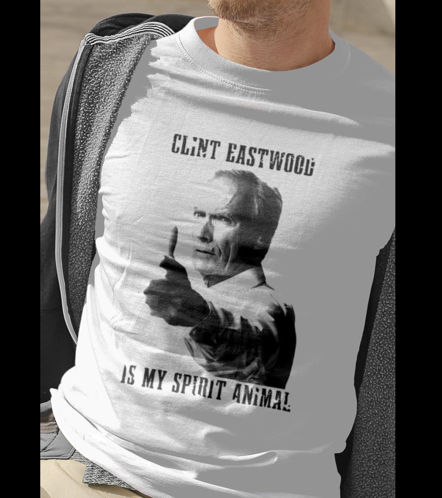 Clint Eastwood Is My Spirit Animal Image T-Shirt