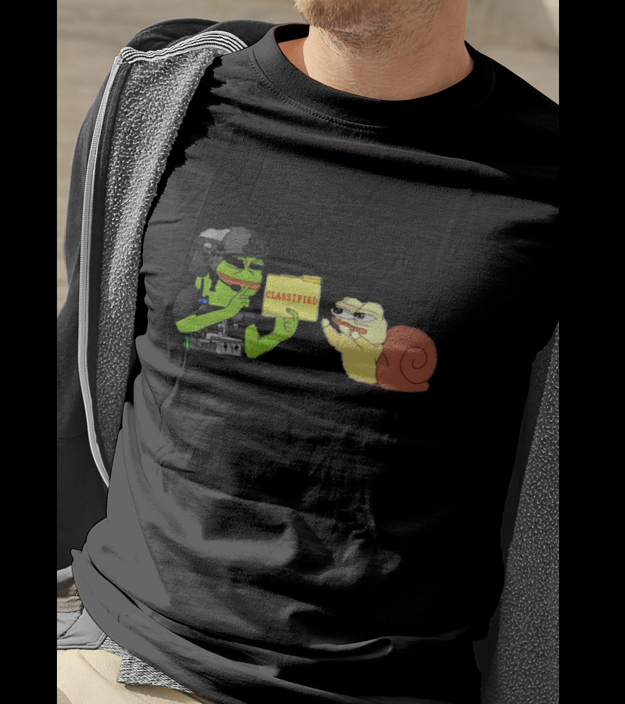 Leak Documents Classified Feed The Snail Meme T-Shirt