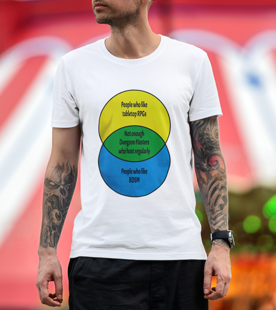 People Who Like Tabletop RPGs Not Enough Dungeon Masters Who Host Regularly People Who Like BDSM T-Shirt