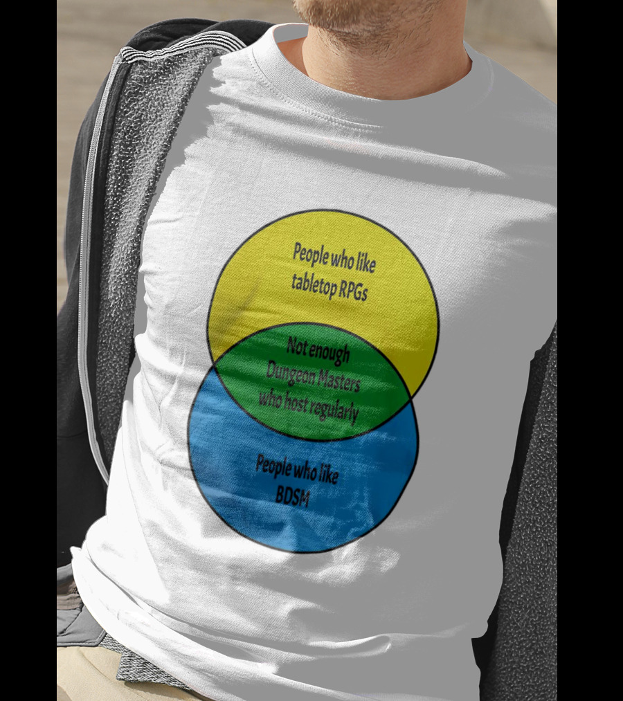 People Who Like Tabletop RPGs Not Enough Dungeon Masters Who Host Regularly People Who Like BDSM T-Shirt