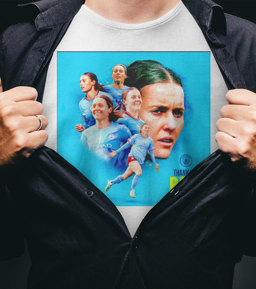 Thank You Raso Hayley Manchester City Etihad T-Shirt
