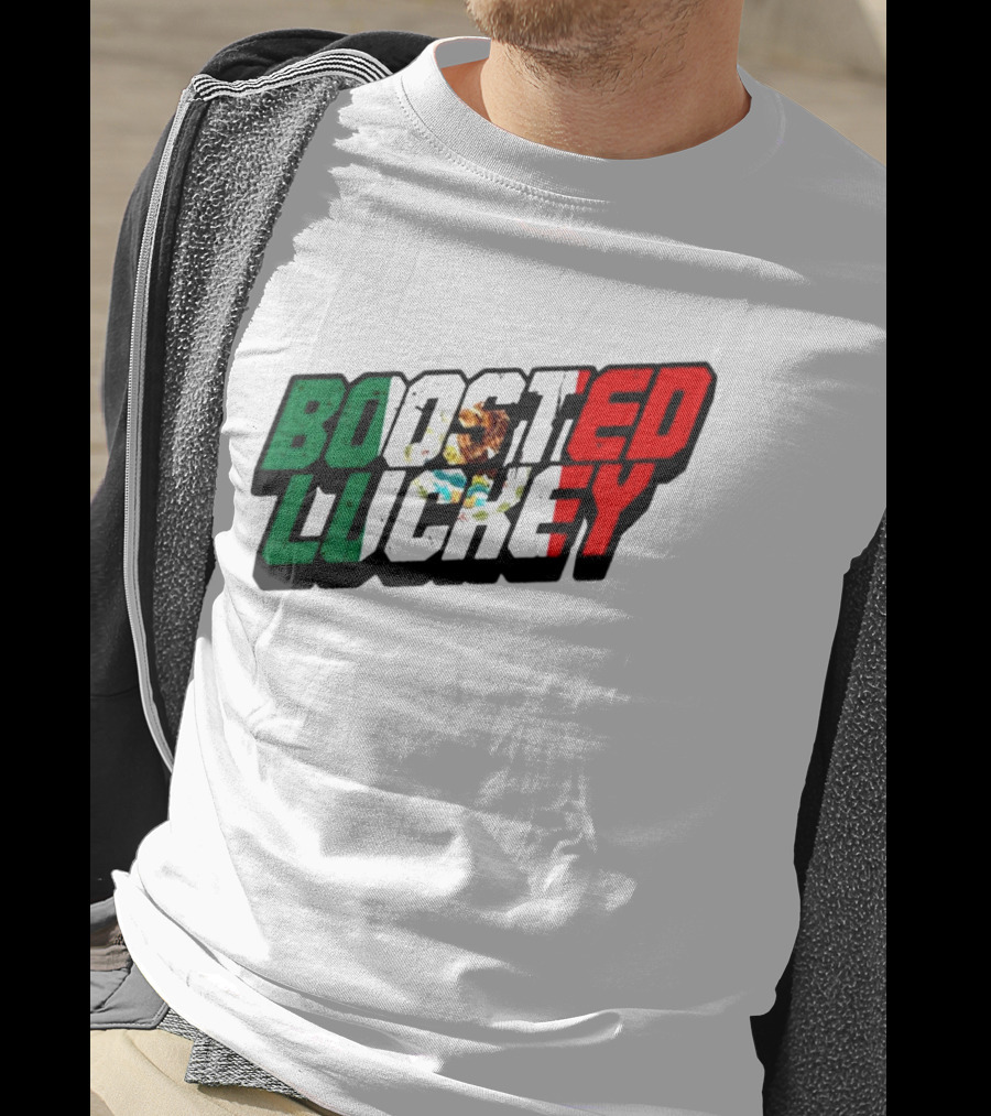 Boosted Luckey Mexico Mexican Flag Colors Eagle Emblem T-Shirt